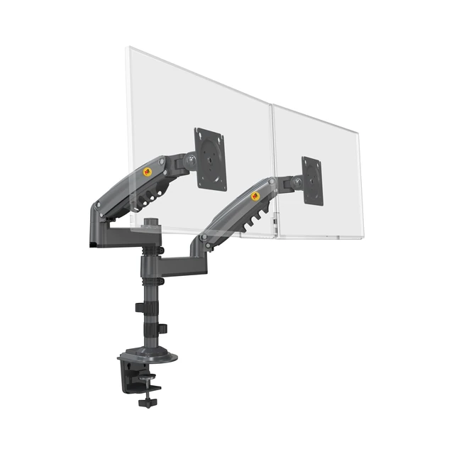 Dual monitor arm mount